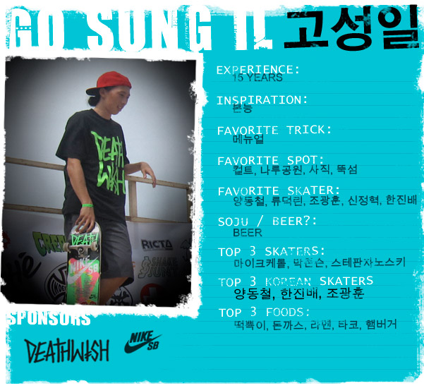 Deathwish Korea's Go Sung-il / 고상일